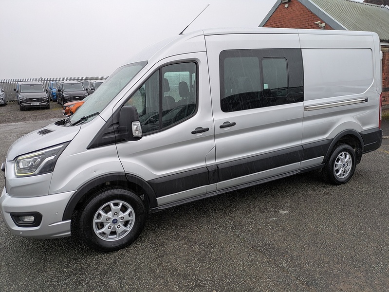 Ford 2.0 350 EcoBlue Limited Crew Van Double Cab 6dr Diesel Manual RWD L3 H2 Euro 6 (s/s) (185 ps)