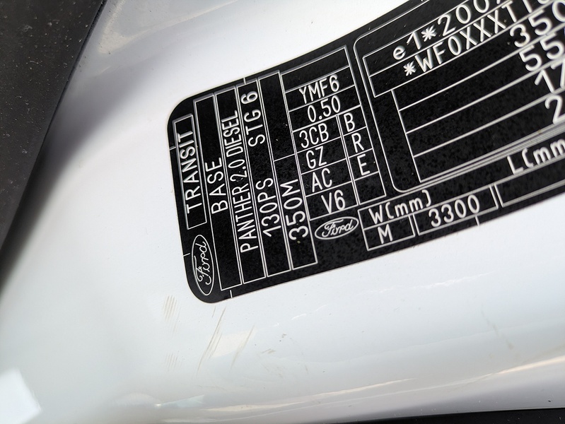 Ford 2.0 350 EcoBlue Panel Van 5dr Diesel Manual FWD L2 H3 Euro 6 (130 ps)