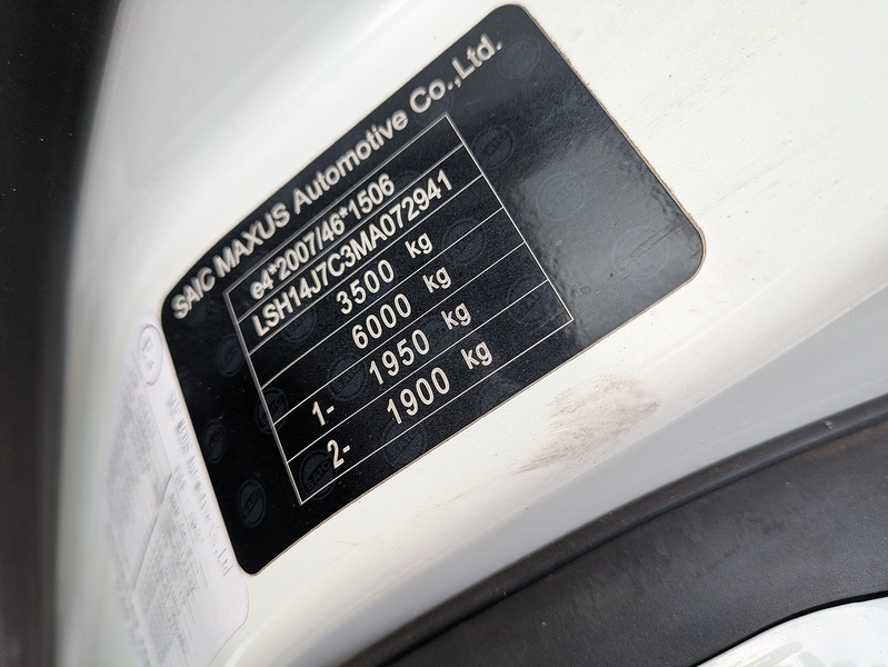 MAXUS 2.0 D20 Panel Van 5dr Diesel Manual FWD L2 H2 Euro 6 (s/s) (163 ps)