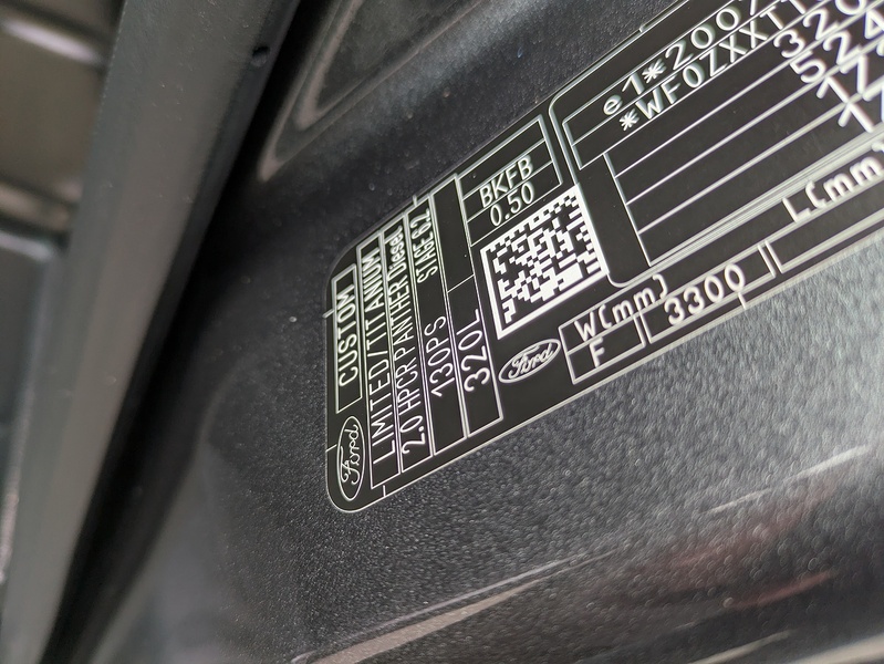 Ford 2.0 320 EcoBlue Limited Crew Van Double Cab 5dr Diesel Manual L2 H1 Euro 6 (s/s) (130 ps)