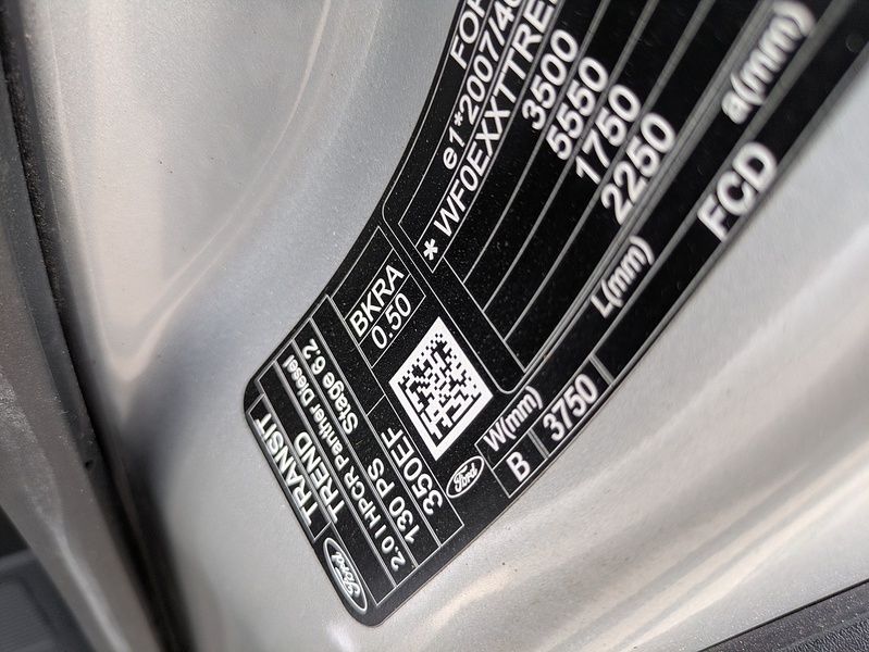 Ford 2.0 350 EcoBlue Trend Panel Van 5dr Diesel Manual RWD L4 H3 Euro 6 (s/s) (130 ps)