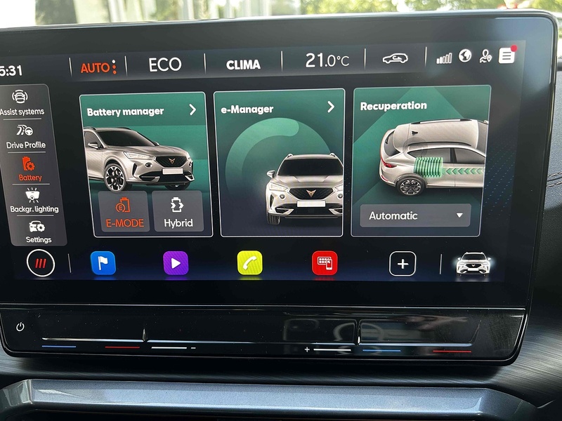 CUPRA 1.4 eHybrid 12.8kWh V1 SUV 5dr Petrol Plug-in Hybrid DSG Euro 6 (s/s) (204 ps)