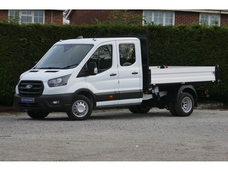 Ford 350 L3 D/CAB Tipper 165ps 2.0 Euro 6 Leader DRW & RWD, Cab Air con 2.0 5dr Tipper Manual Diesel