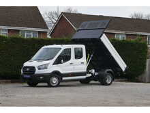 Ford Transit 350 L3 D/CAB Tipper 165ps 2.0 Euro 6 Leader DRW & RWD, Cab Air con