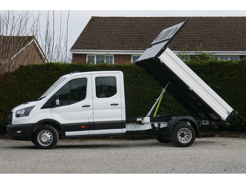 Ford 350 L3 D/CAB Tipper 165ps 2.0 Euro 6 Leader DRW & RWD, Cab Air con 2.0 5dr Tipper Manual Diesel