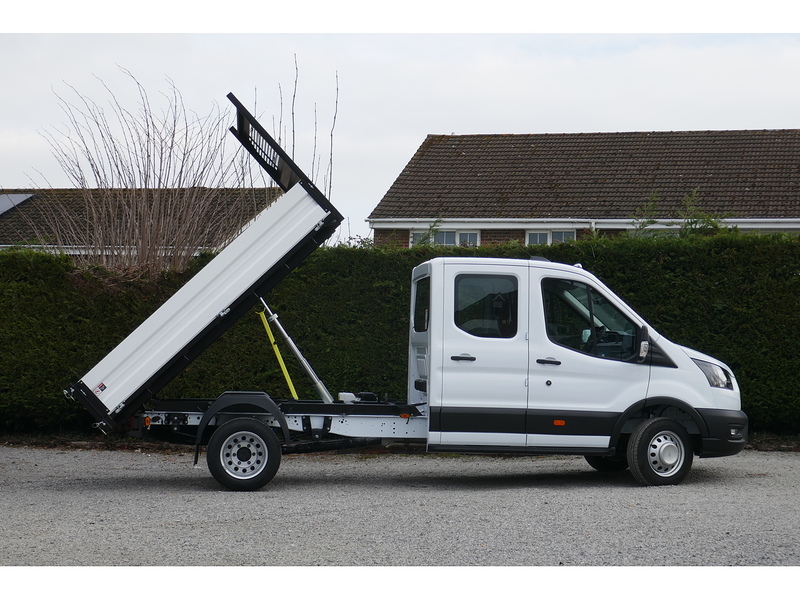 Ford 350 L3 D/CAB Tipper 165ps 2.0 Euro 6 Leader DRW & RWD, Cab Air con 2.0 5dr Tipper Manual Diesel