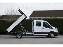 Ford Transit 350 L3 D/CAB Tipper 165ps 2.0 Euro 6 Leader DRW & RWD, Cab Air con