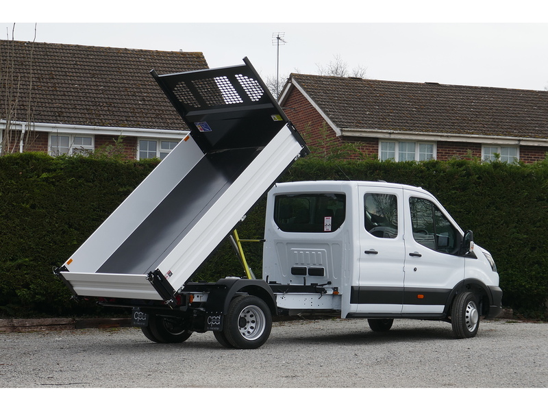 Ford 350 L3 D/CAB Tipper 165ps 2.0 Euro 6 Leader DRW & RWD, Cab Air con 2.0 5dr Tipper Manual Diesel