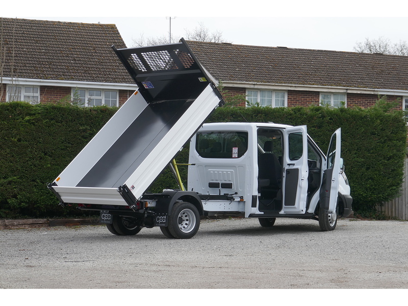Ford 350 L3 D/CAB Tipper 165ps 2.0 Euro 6 Leader DRW & RWD, Cab Air con 2.0 5dr Tipper Manual Diesel