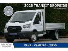 Ford Transit 350 L4 130ps Dropside, Lightweight alloy body, Dual rear wheels 