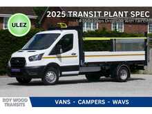 Ford Transit 350 L4 Dropside Tail Lift Truck 165ps Euro 6 - Towing axle with 7,000kg gross train mass