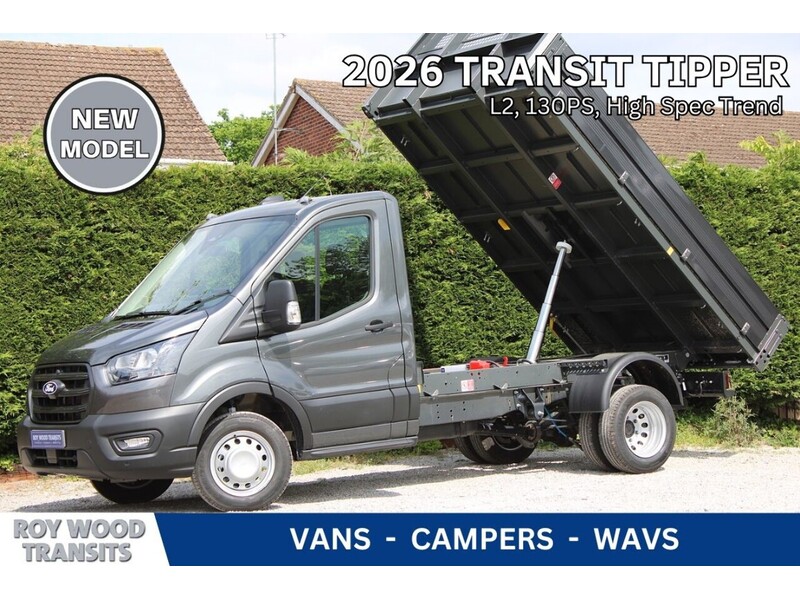Ford 350 L2 Trend Series Tipper  - 130ps Euro 6 - 12