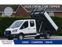 Ford Transit 350 L3 Trend Crew Cab Tipper 165ps Euro 6 Diesel