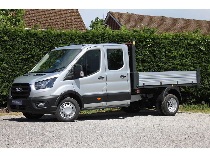 Ford 350 Trend L3 Crew Cab Tipper 165ps Euro 6 - DUAL REAR WHEELS - LAST DRW ONE AVAILABLE 1996 4dr Tipper Manual Diesel