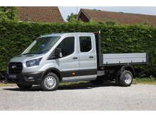 Ford Transit 350 Trend L3 Crew Cab Tipper 165ps Euro 6 - DUAL REAR WHEELS - LAST DRW ONE AVAILABLE