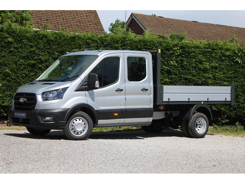 Ford 350 Trend L3 Crew Cab Tipper 165ps Euro 6 - DUAL REAR WHEELS - LAST DRW ONE AVAILABLE 1996 4dr Tipper Manual Diesel