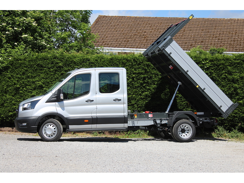 Ford 350 Trend L3 Crew Cab Tipper 165ps Euro 6 - DUAL REAR WHEELS - LAST DRW ONE AVAILABLE 1996 4dr Tipper Manual Diesel