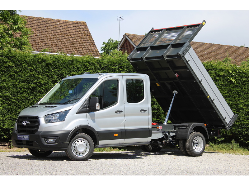 Ford 350 Trend L3 Crew Cab Tipper 165ps Euro 6 - DUAL REAR WHEELS - LAST DRW ONE AVAILABLE 1996 4dr Tipper Manual Diesel