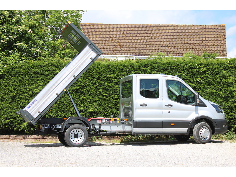 Ford 350 Trend L3 Crew Cab Tipper 165ps Euro 6 - DUAL REAR WHEELS - LAST DRW ONE AVAILABLE 1996 4dr Tipper Manual Diesel