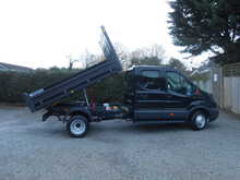 Ford Transit 350 L3 Trend Crew Cab Bison Tipper 2.0 165ps Euro 6 Inc Cab Air Con