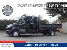 Ford Transit 350 L3 Trend Crew Cab Bison Tipper 2.0 165ps Euro 6 Inc Cab Air Con