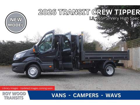 350 L3 Trend Crew Cab Bison Tipper 2.0 165ps Euro 6 Inc Cab Air Con 1996 4dr Tipper Six speed manual Diesel
