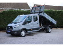 Ford Transit 350 L3 Trend Crew Cab Tipper 165ps - 7,000 gross train mass for towing