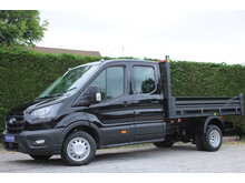 Ford Transit 350 L3 Trend Crew Cab Tipper - 165ps - 7,000 gross train mass for towing