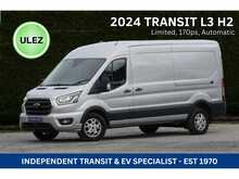 Ford Transit 350 L3 H2 Limited Auto 170ps Euro 6 - RARE Van in stock today 