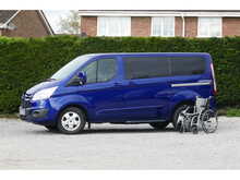 Ford Tourneo Custom Allied Independence RE - Low floor for taller wheelchair - Great looking in the Blue
