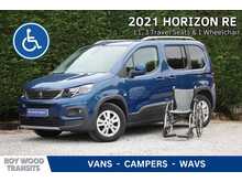 Peugeot Rifter Allied Horizon - wheelchair access car - 3 seat plus one wheelchair