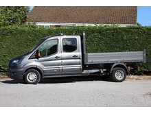 Ford Transit 350 L3 Crew Cab 170ps Bison Tipper - Air Con - 6,300kg train mass