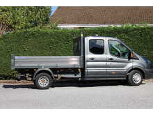 Ford Transit 350 L3 Crew Cab 170ps Bison Tipper - Air Con - 6,300kg train mass