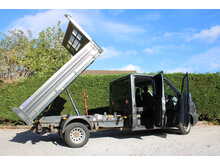 Ford Transit 350 L3 Crew Cab 170ps Bison Tipper - Air Con - 6,300kg train mass