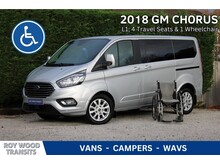 Ford Tourneo Custom GM Chorus - 130ps Euro 6 Automatic - SINGLE PASSENGER SEAT - Thumb 0