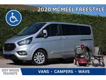 Ford Tourneo Custom McMeel Freestyle 4 seat wheelchair access car