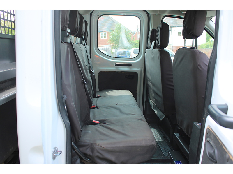 Ford 350 Crew cab Tipper 130ps Euro 6 - Dual rear wheels - 6 month warranty 2.0 4dr tipper Manual Diesel