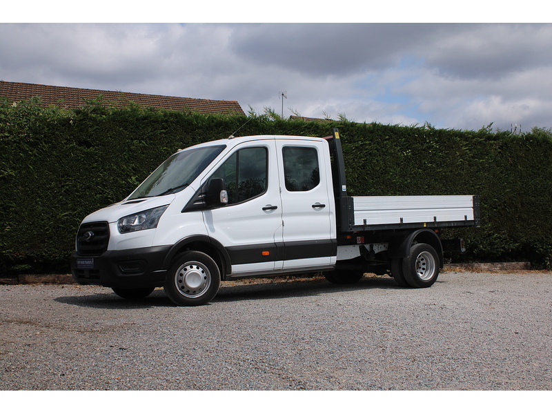 Ford 350 Crew cab Tipper 130ps Euro 6 - Dual rear wheels - 6 month warranty 2.0 4dr tipper Manual Diesel