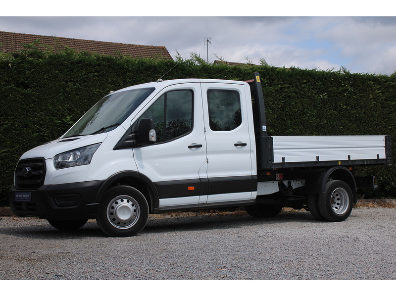 Ford 350 Crew cab Tipper 130ps Euro 6 - Dual rear wheels - 6 month warranty 2.0 4dr tipper Manual Diesel
