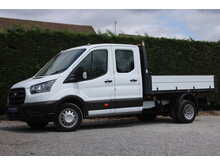 Ford Transit 350 Crew cab Tipper 130ps Euro 6 - Dual rear wheels - 6 month warranty