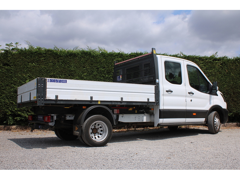 Ford 350 Crew cab Tipper 130ps Euro 6 - Dual rear wheels - 6 month warranty 2.0 4dr tipper Manual Diesel