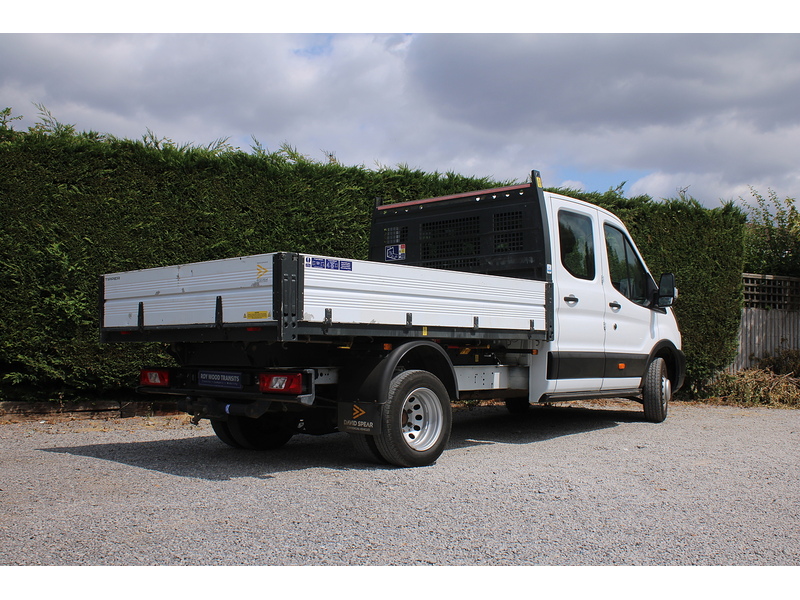 Ford 350 Crew cab Tipper 130ps Euro 6 - Dual rear wheels - 6 month warranty 2.0 4dr tipper Manual Diesel