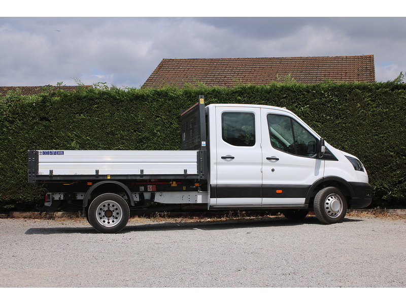 Ford 350 Crew cab Tipper 130ps Euro 6 - Dual rear wheels - 6 month warranty 2.0 4dr tipper Manual Diesel
