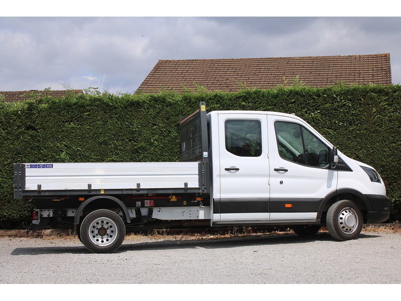 Ford 350 Crew cab Tipper 130ps Euro 6 - Dual rear wheels - 6 month warranty 2.0 4dr tipper Manual Diesel
