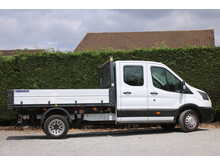 Ford Transit 350 Crew cab Tipper 130ps Euro 6 - Dual rear wheels - 6 month warranty