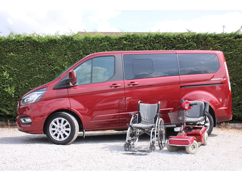 Ford Alled Independence RE - Low floor wheelchair car - Super looking in Red 2.0 5dr WAV Manual Diesel