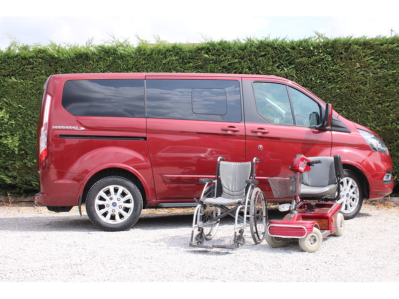 Ford Alled Independence RE - Low floor wheelchair car - Super looking in Red 2.0 5dr WAV Manual Diesel