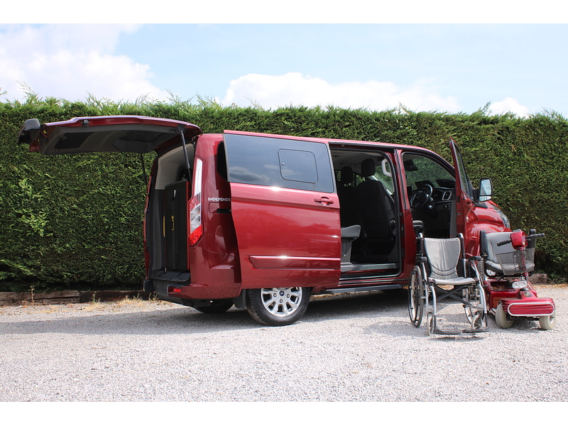 Ford Alled Independence RE - Low floor wheelchair car - Super looking in Red 2.0 5dr WAV Manual Diesel