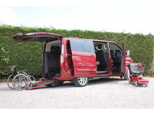 Ford Tourneo Custom Alled Independence RE - Low floor wheelchair car - Super looking in Red