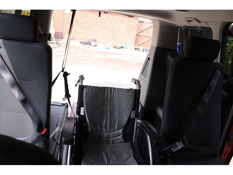 Ford Alled Independence RE - Low floor wheelchair car - Super looking in Red 2.0 5dr WAV Manual Diesel